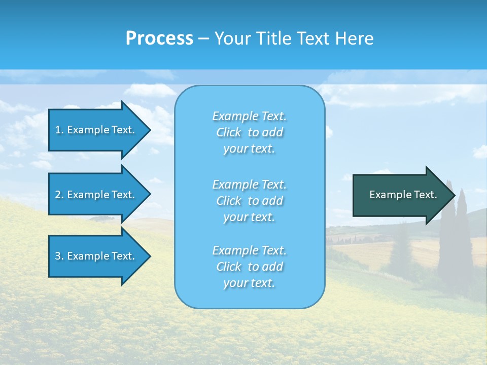 Flower Beauty Grassland PowerPoint Template