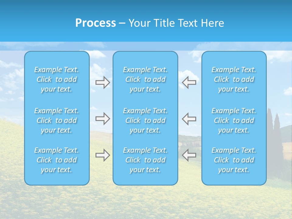 Flower Beauty Grassland PowerPoint Template