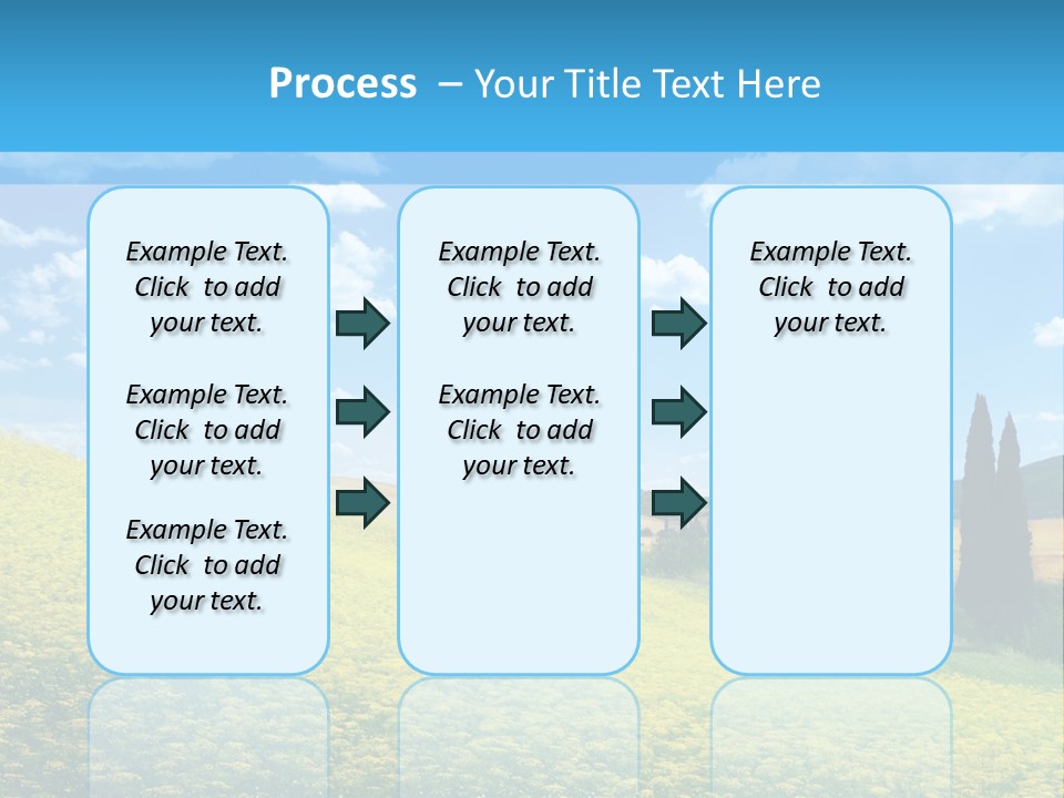 Flower Beauty Grassland PowerPoint Template