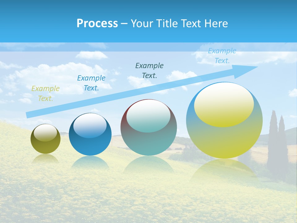 Flower Beauty Grassland PowerPoint Template
