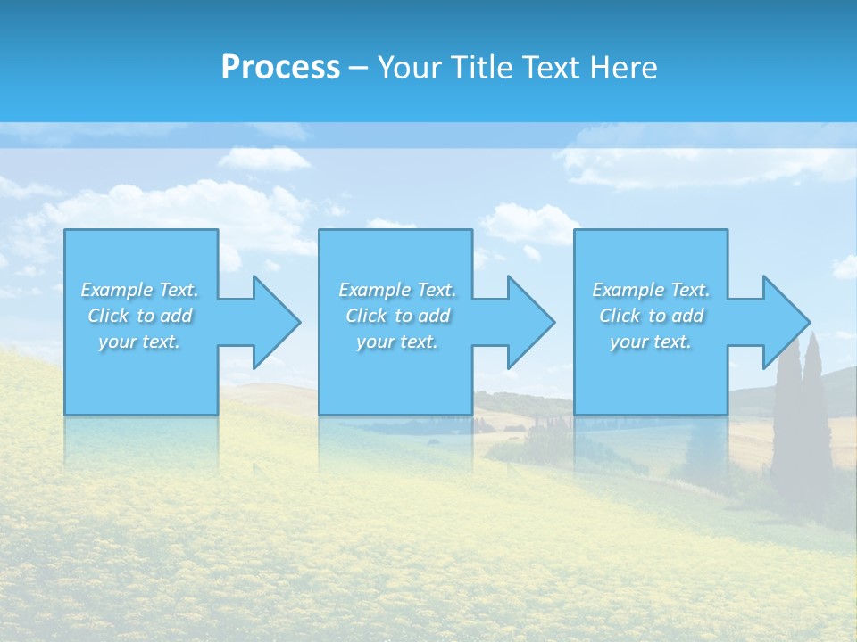 Flower Beauty Grassland PowerPoint Template