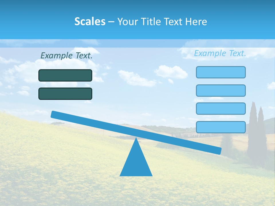 Flower Beauty Grassland PowerPoint Template