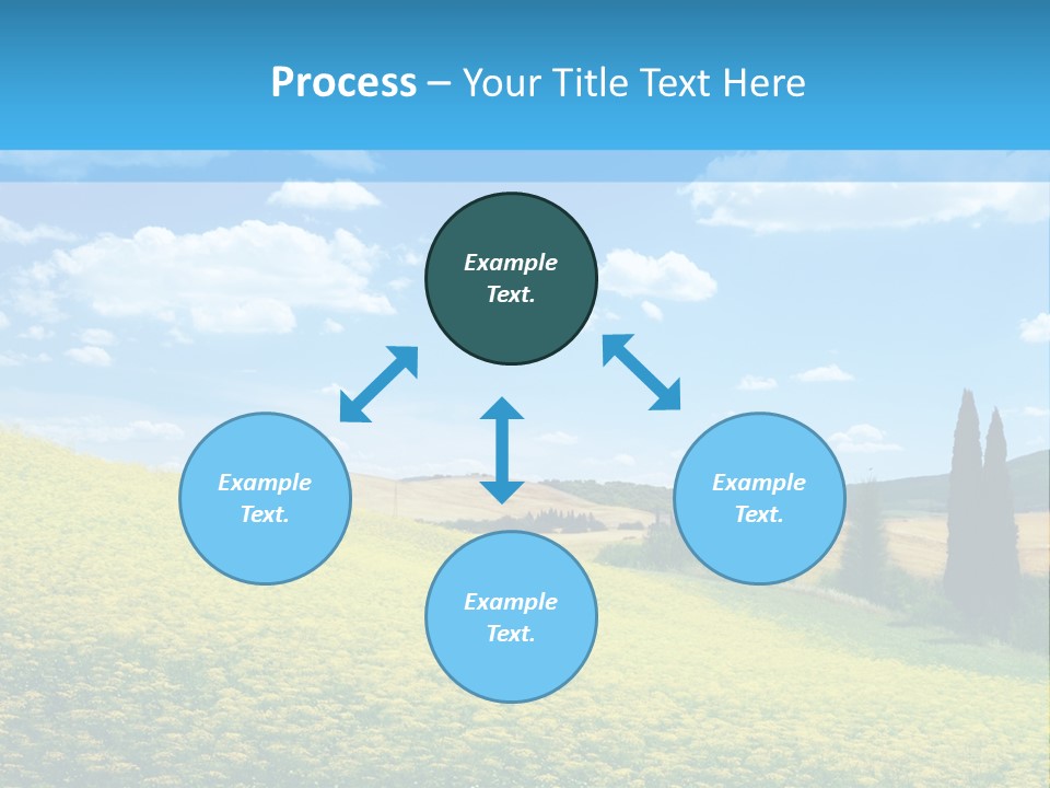 Flower Beauty Grassland PowerPoint Template