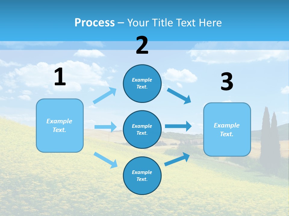 Flower Beauty Grassland PowerPoint Template
