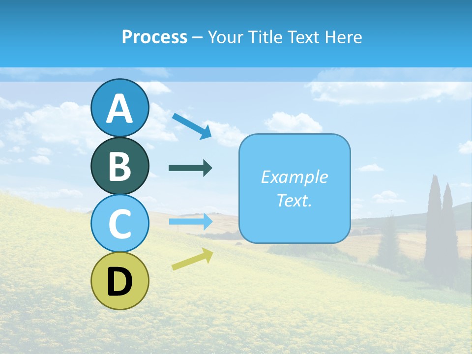 Flower Beauty Grassland PowerPoint Template
