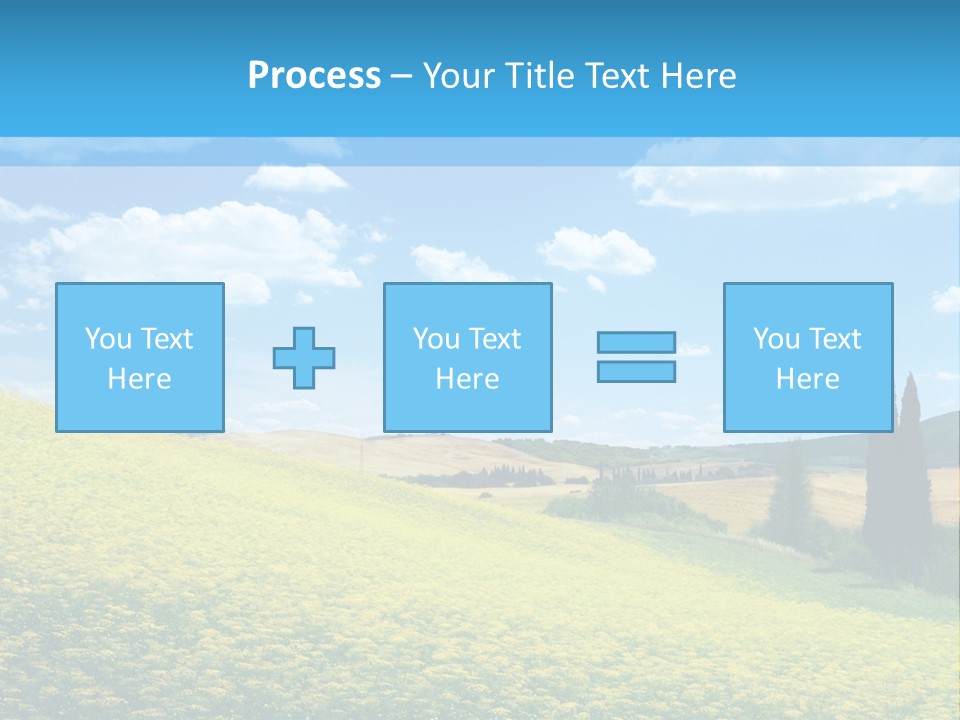 Flower Beauty Grassland PowerPoint Template