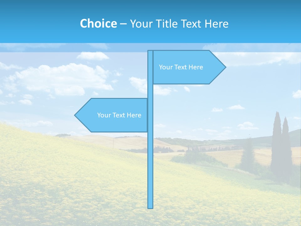 Flower Beauty Grassland PowerPoint Template