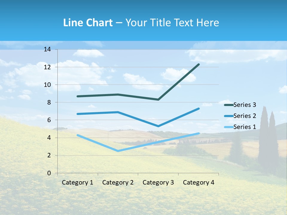 Flower Beauty Grassland PowerPoint Template