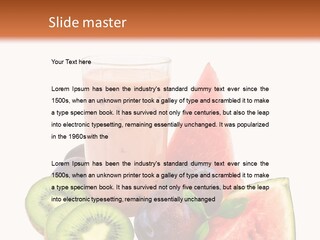 Leaf Sweet Yogurt PowerPoint Template