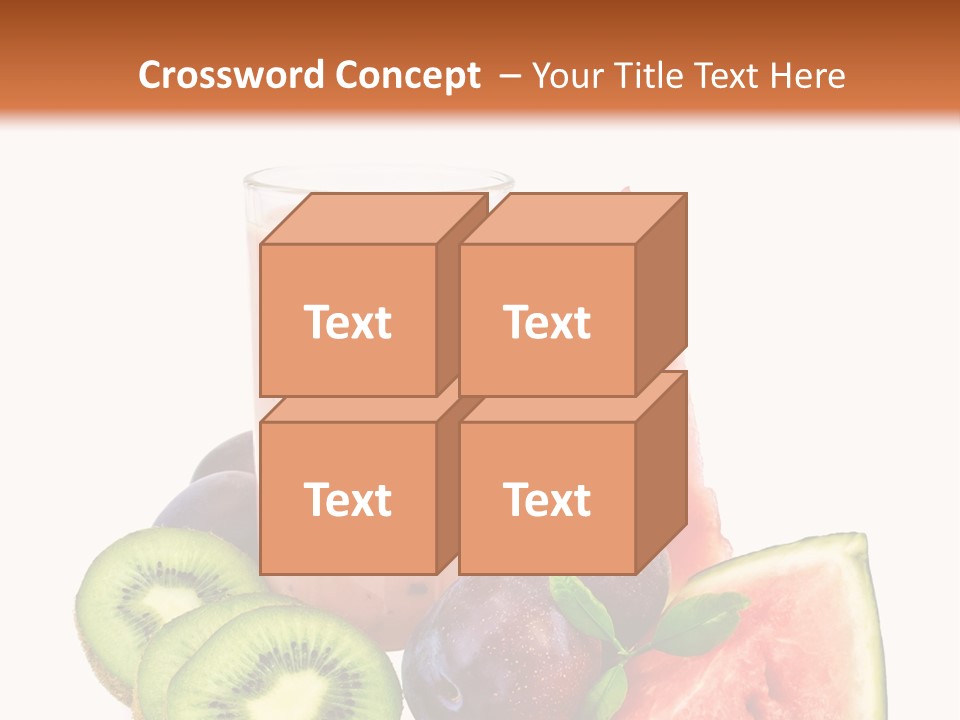 Leaf Sweet Yogurt PowerPoint Template