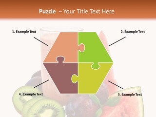 Leaf Sweet Yogurt PowerPoint Template