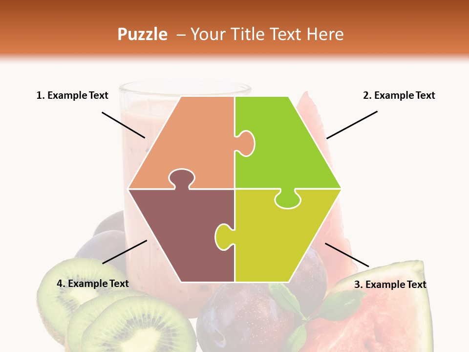 Leaf Sweet Yogurt PowerPoint Template