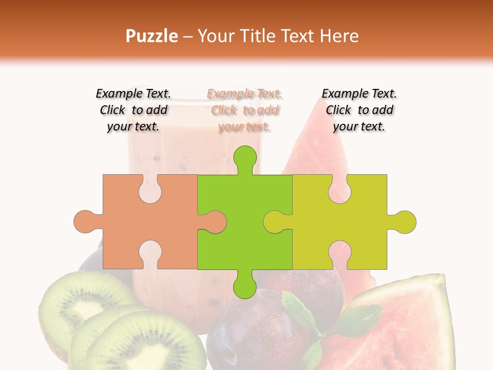 Leaf Sweet Yogurt PowerPoint Template