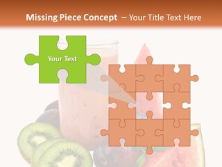 Leaf Sweet Yogurt PowerPoint Template