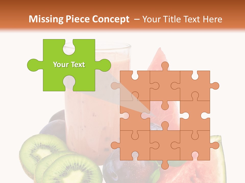 Leaf Sweet Yogurt PowerPoint Template