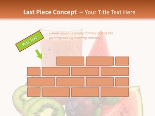 Leaf Sweet Yogurt PowerPoint Template