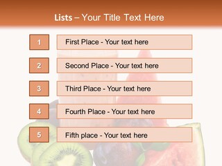 Leaf Sweet Yogurt PowerPoint Template