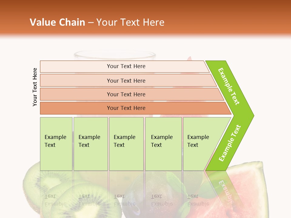 Leaf Sweet Yogurt PowerPoint Template