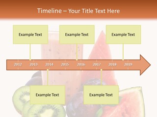 Leaf Sweet Yogurt PowerPoint Template