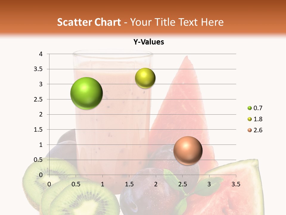 Leaf Sweet Yogurt PowerPoint Template