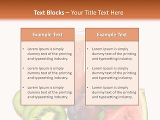 Leaf Sweet Yogurt PowerPoint Template