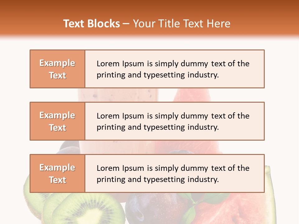 Leaf Sweet Yogurt PowerPoint Template