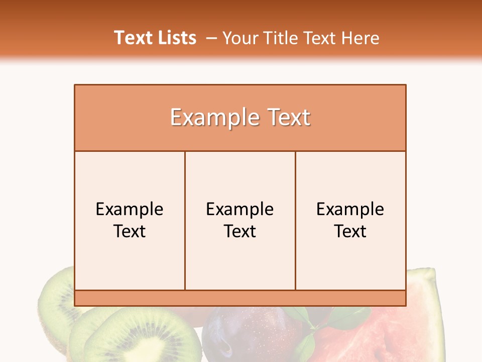 Leaf Sweet Yogurt PowerPoint Template
