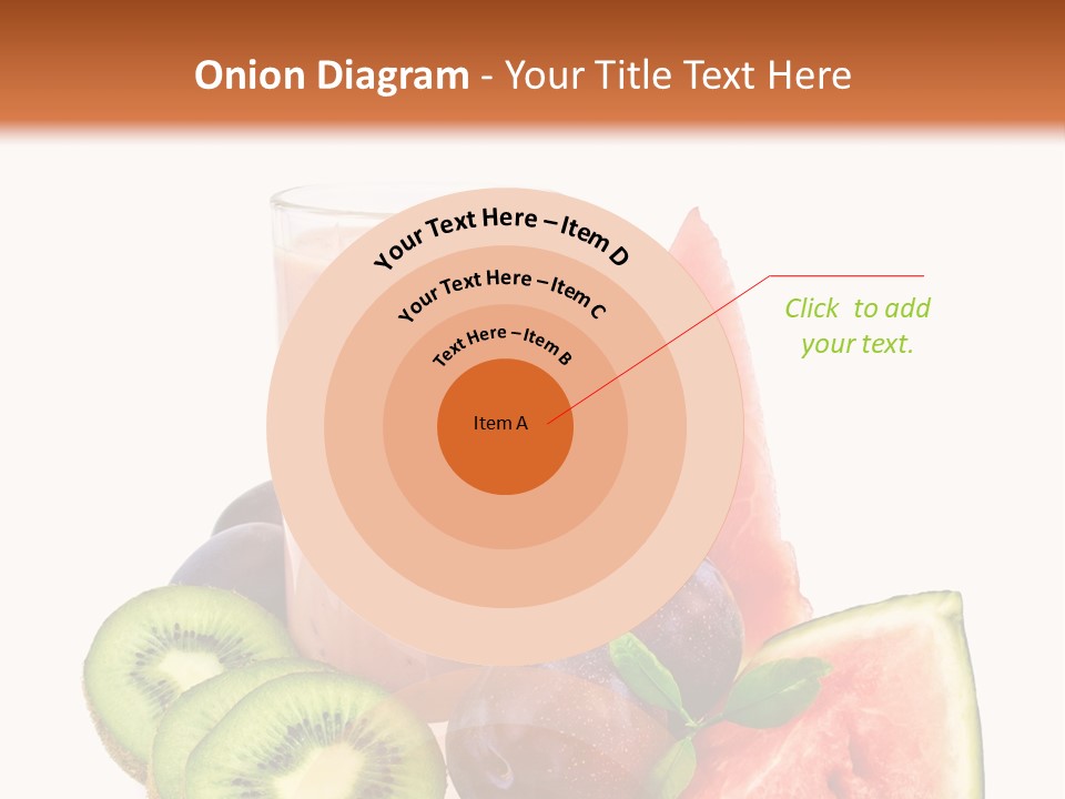 Leaf Sweet Yogurt PowerPoint Template