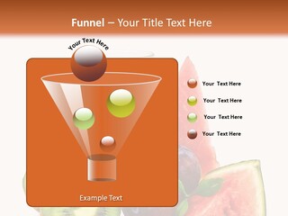 Leaf Sweet Yogurt PowerPoint Template