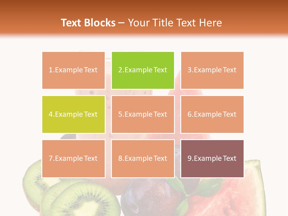 Leaf Sweet Yogurt PowerPoint Template