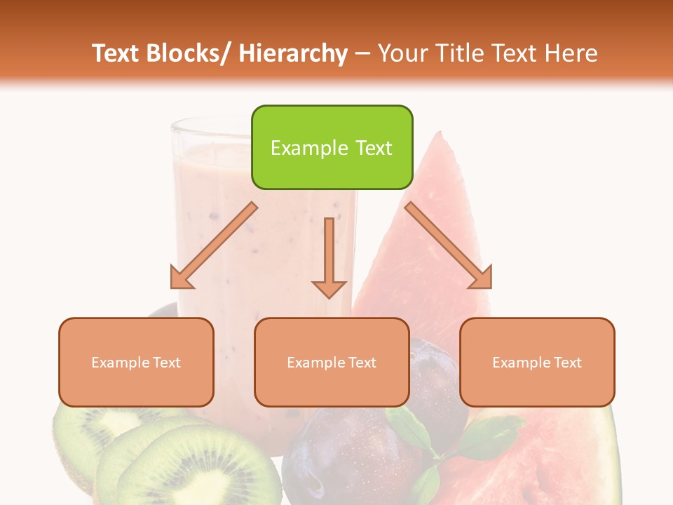 Leaf Sweet Yogurt PowerPoint Template
