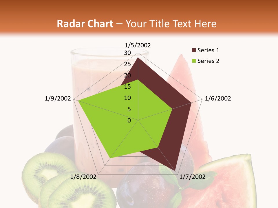 Leaf Sweet Yogurt PowerPoint Template