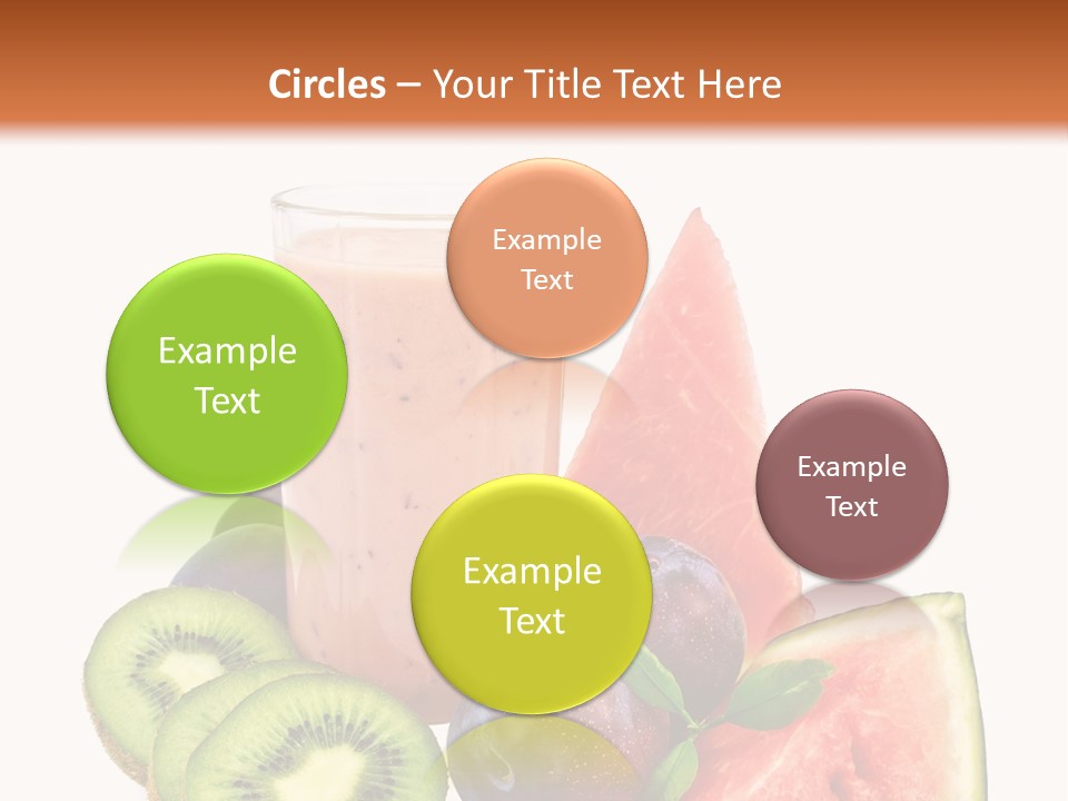 Leaf Sweet Yogurt PowerPoint Template