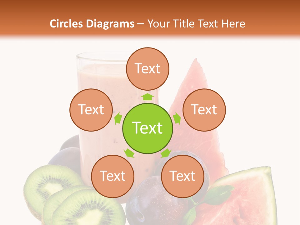 Leaf Sweet Yogurt PowerPoint Template