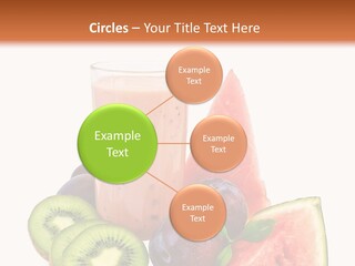Leaf Sweet Yogurt PowerPoint Template