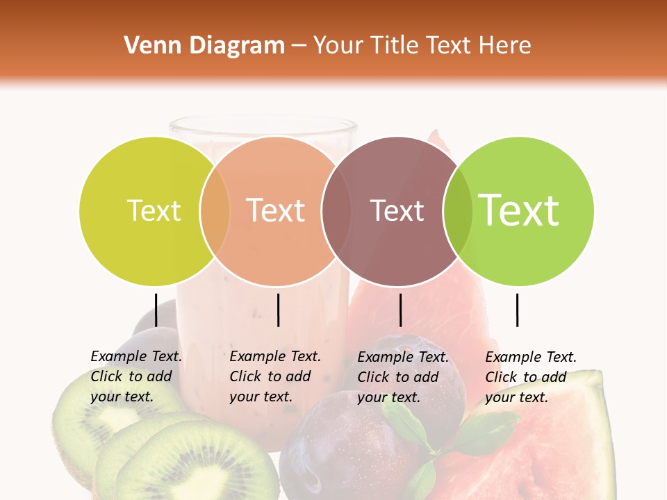 Leaf Sweet Yogurt PowerPoint Template