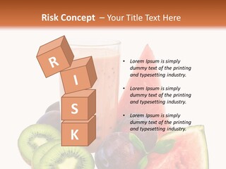 Leaf Sweet Yogurt PowerPoint Template