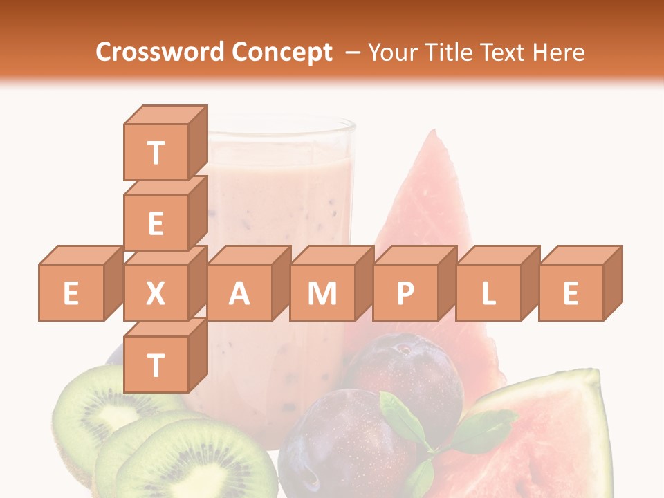 Leaf Sweet Yogurt PowerPoint Template