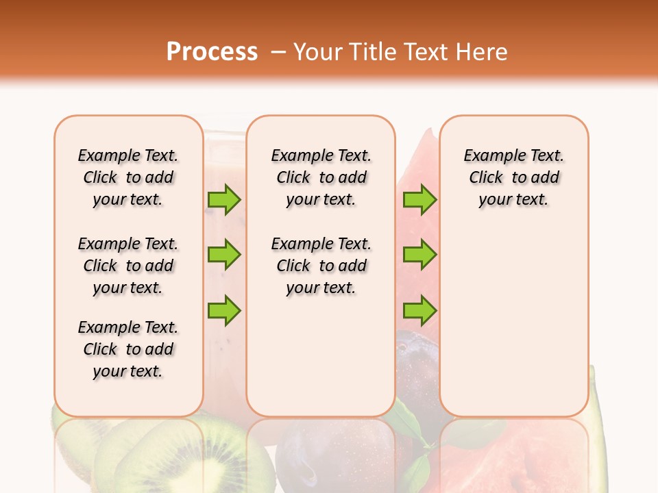 Leaf Sweet Yogurt PowerPoint Template