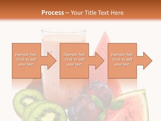 Leaf Sweet Yogurt PowerPoint Template