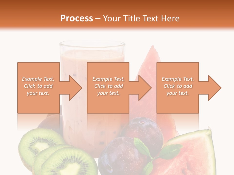 Leaf Sweet Yogurt PowerPoint Template