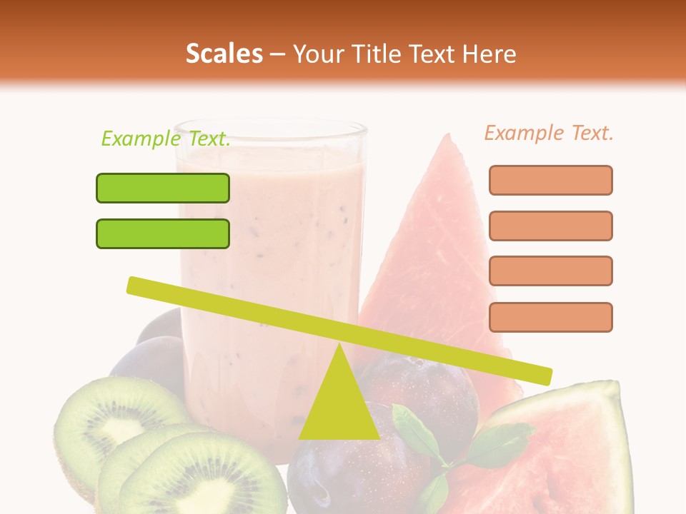 Leaf Sweet Yogurt PowerPoint Template