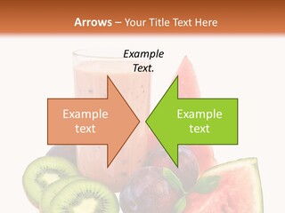 Leaf Sweet Yogurt PowerPoint Template