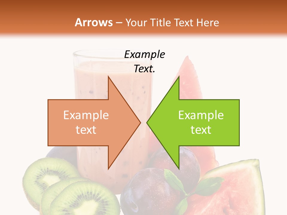 Leaf Sweet Yogurt PowerPoint Template