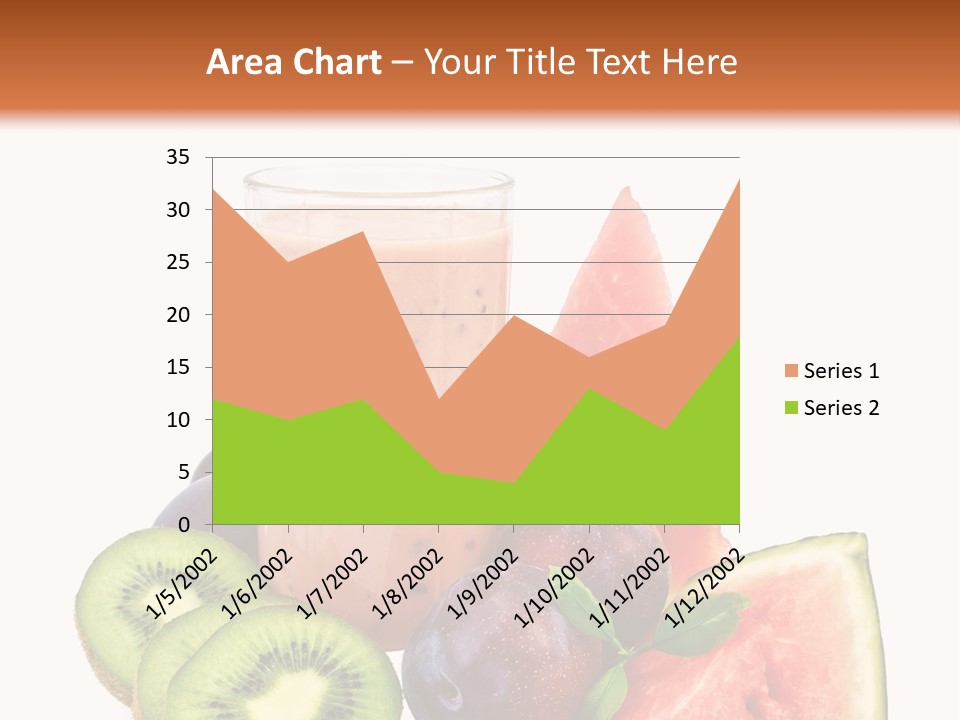 Leaf Sweet Yogurt PowerPoint Template