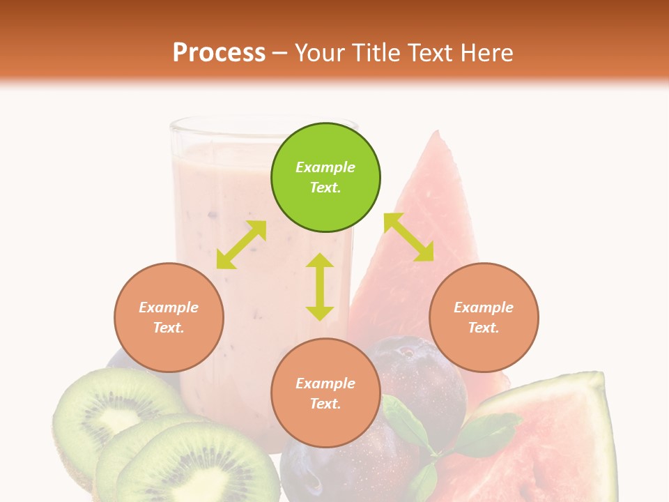 Leaf Sweet Yogurt PowerPoint Template