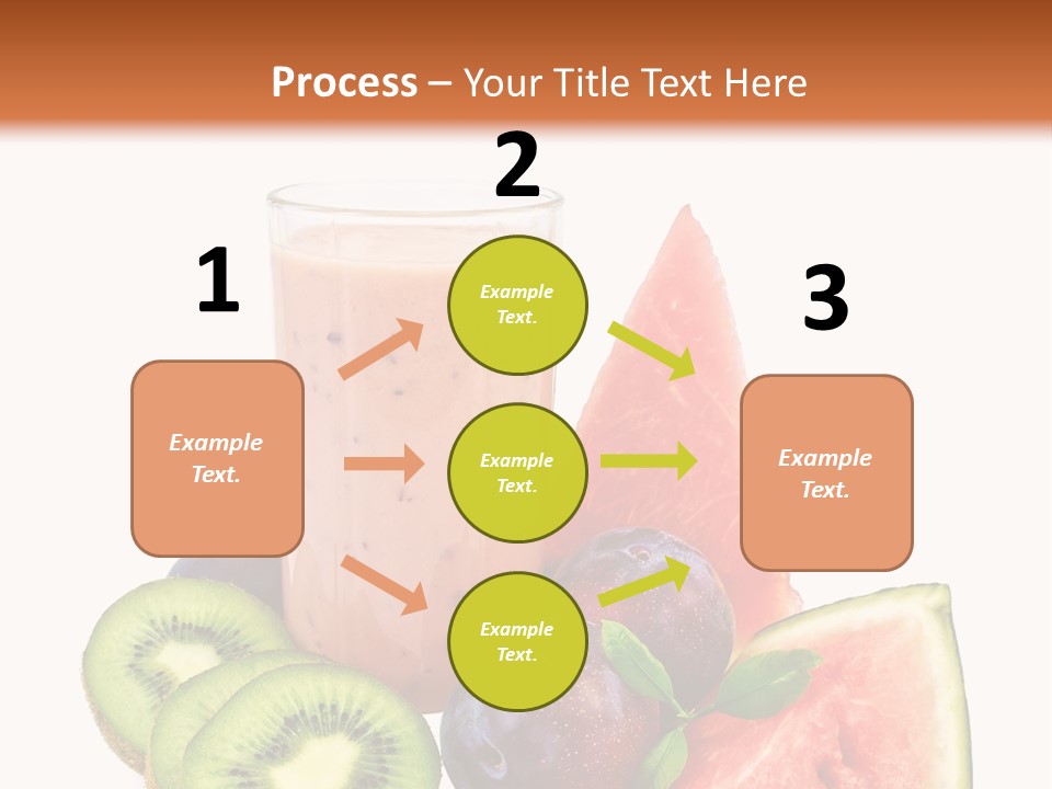 Leaf Sweet Yogurt PowerPoint Template