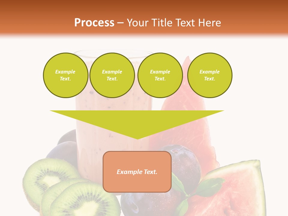 Leaf Sweet Yogurt PowerPoint Template