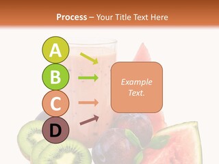 Leaf Sweet Yogurt PowerPoint Template
