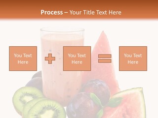 Leaf Sweet Yogurt PowerPoint Template